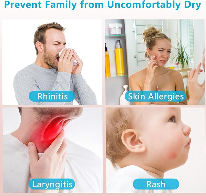 Colorful Mini Humidifier, USB Rechargeable Humidifier, small humidifier, 4 Modes Super Quiet, alternate product view 5