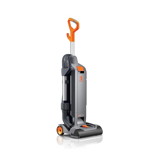 Commercial HushTone 13-Inch 2-Speed Upright Vacuum Cleaner with IntelliBelt, Quiet Bagged HEPA Filtered Professional Rated