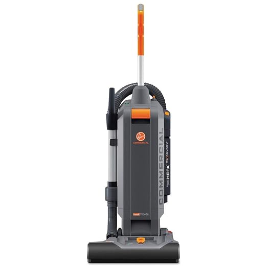 Commercial HushTone Upright Vacuum Cleaner, 15 inches with Intellibelt, for Carpet and Hard Floors, CH54115, Gray, alternate
