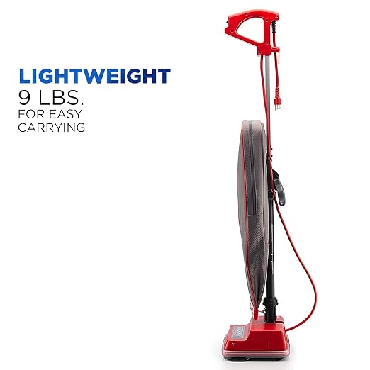 Commercial Professional Vacuum Cleaner, Bagged Upright Vac for Carpets and Hard Floor, Lightweight, Dual Speed Settings