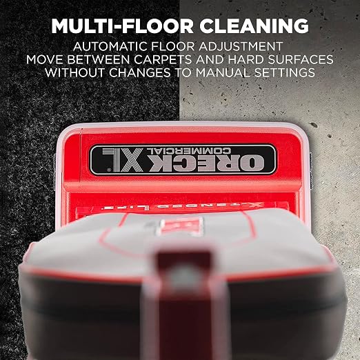 Commercial Professional Vacuum Cleaner, Bagged Upright Vac for Carpets and Hard Floor, Lightweight, Dual Speed Settings
