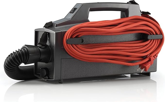 Commercial XL Pro 5 Super Compact Canister Vacuum Cleaner, Lightweight Bagged Canister Vac with Attachments, Portable
