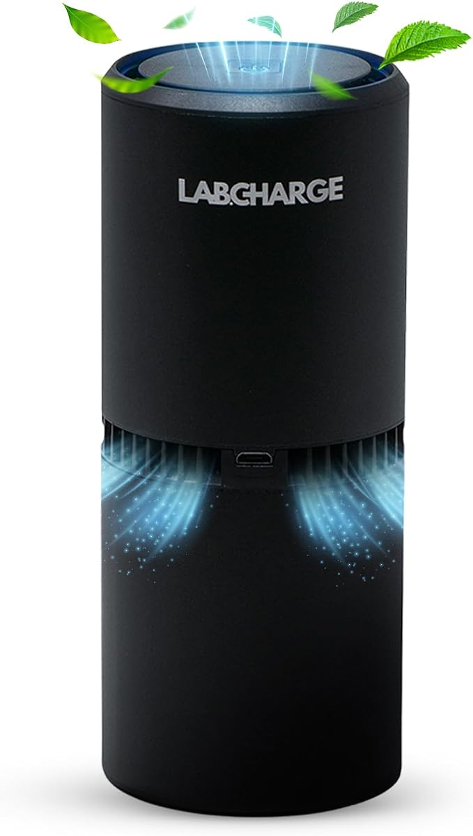 Compact Air Purifier - Covers 250 Sq Ft - Ideal for Bedroom or Dorm Room - Silent HEPA Filter Captures Dust and Pollutants
