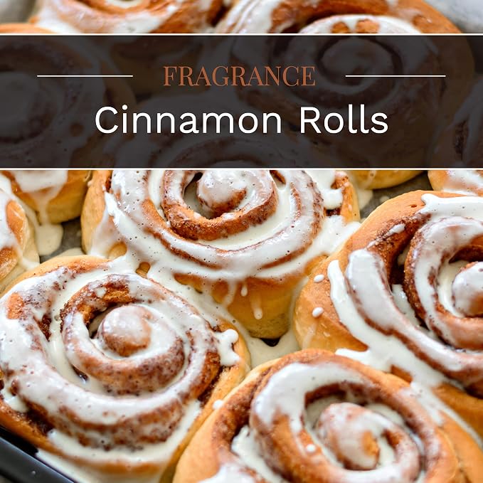 Company Scented Candles, Cinnamon Rolls Fragrance, One 18 oz. Single-Wick Aromatherapy Candle with 110 Hours of, alternate
