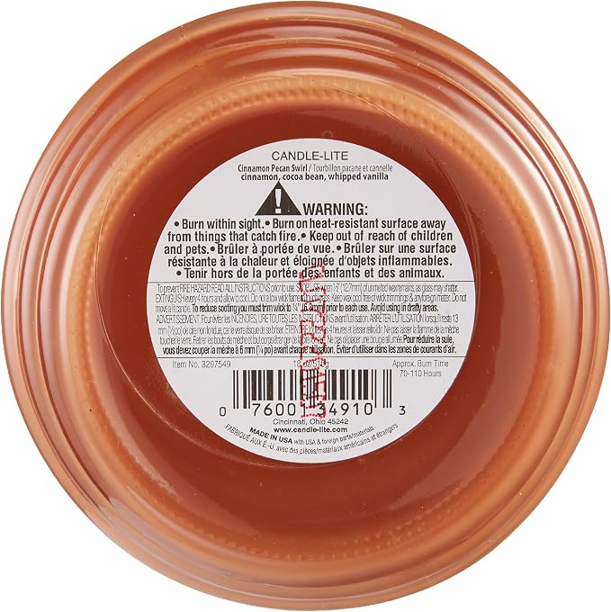 Company Scented Candles, Cinnamon Rolls Fragrance, One 18 oz. Single-Wick Aromatherapy Candle with 110 Hours of, alternate