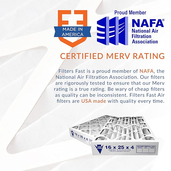 Compatible Replacement for Trane BAYFTAH26M 21x26x5 Air Filter MERV 8 Pleated AC Furnace, Actual Size: 20.1x25.7x5, 2-Pack