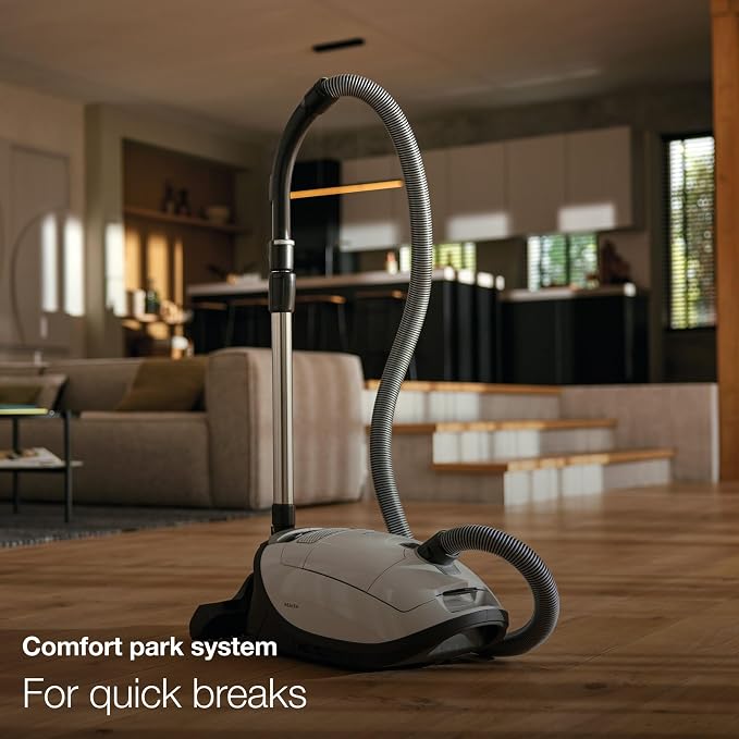 Complete C3 Calima Bagged Canister Vacuum Cleaner with Turbobrush floorhead, Suitable for Low-Medium Pile Carpet and Hard