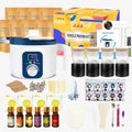 Complete Candle Making Kit with Wax Melting Pot Temperature Controlled, Wax Making Kit for Candles with Digital