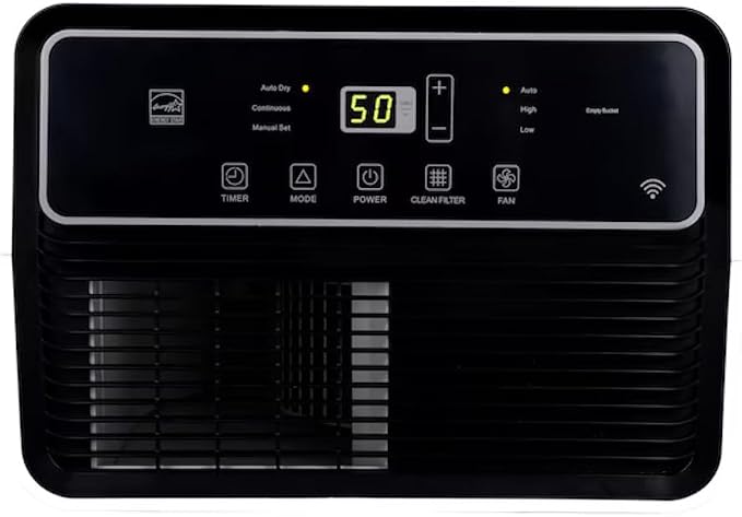 ConnectLife Smart Control 50 Pint 3-Speeds Dehumidifier, 3 Fan Speeds (High, Low, Auto), WiFi Enabled, alternate product view