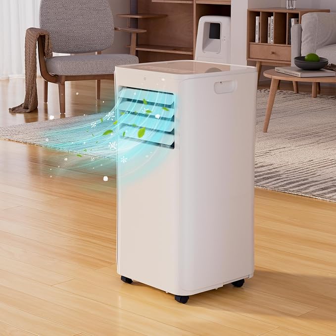 Cooblus Portable Air Conditioners up to 550 Sq.Ft,12000BTU Portable Ac with Remote Control,Air Conditioner for