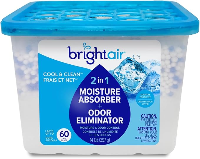Cool & Clean, 2-in-1 Moisture Absorber & Odor Eliminator, Case of 4, Lasts up to 60 Days Each, alternate product view 2