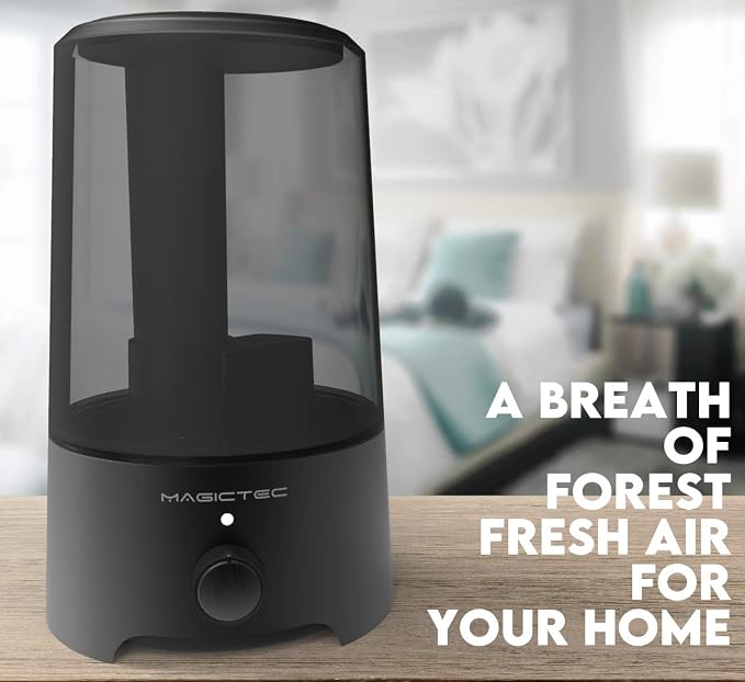 Cool Mist Humidifier, 2.5L Essential Diffuser for Bedroom and Baby, Adjustable Mist Output, Auto Shut Off, alternate product