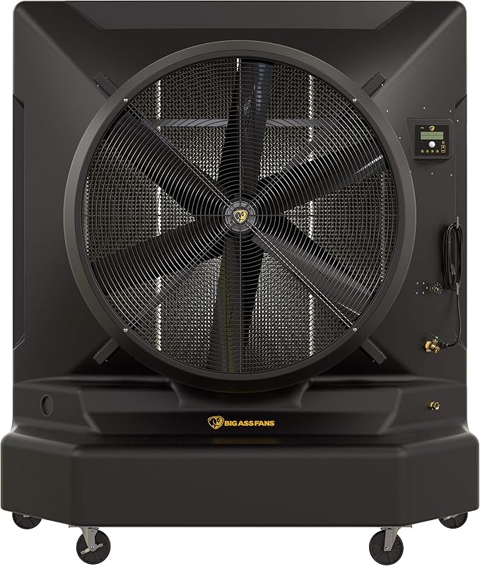Cool-Space 500 Portable Evaporative Swamp Cooler, 50-inch Diameter Fan, Indoor or Outdoor Use, Continuous or Fillable (64