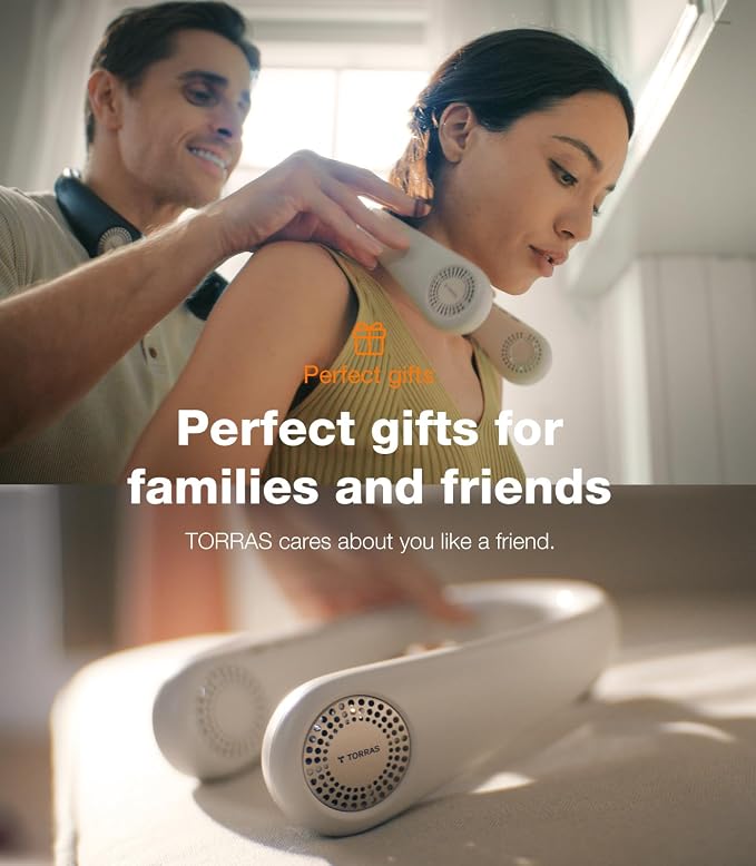 COOLiFY Air Neck Air Conditioner, Ultra-Light Portable Neck Fan Rechargeable, alternate product view 8