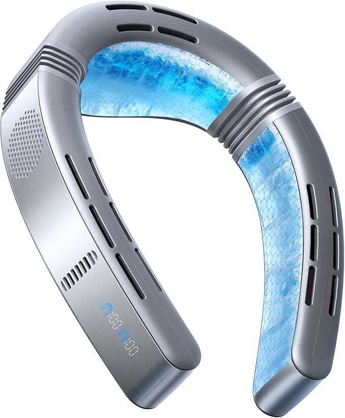 COOLiFY Cyber Fold AI Neck Air Conditioner, Ultimate Cooling Max Cooling Area Neck Fan, Adjustable Strong Wind Neck Cooler