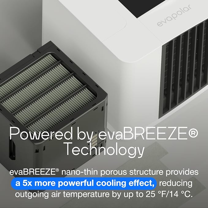 Cooling Fan for Desk and Camping - Portable Air Conditioners - Small Ice Fan for Tent - Mini Swamp Cooler, alternate product