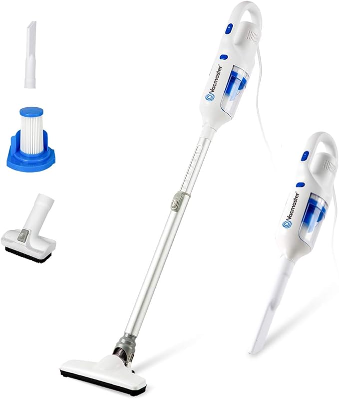 Corded Stick Vacuum Cleaner 2 in 1 Ultra-Lightweight 14Kpa Power Suction Handheld Vacuum Cleaner with Washable HEPA Filter