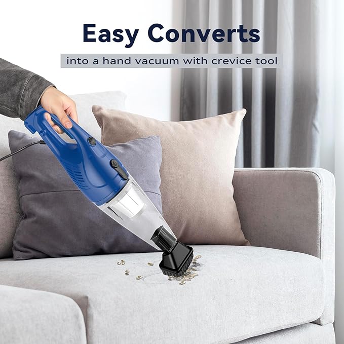 Corded Vacuum Cleaner, 12-in-1 Vacuum Cleaners for Home 15Kpa Power Suction Lightweight Stick Vacuum with, alternate view 6