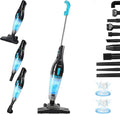 Corded Vacuum Cleaner, 15KPa Powerful Suction with 400W Motor, 12 in 1 Lightweight Bagless Stick Vac with Handheld, Ultra