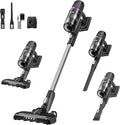 Cordless Vacuum - 50 Min Runtime for Large Homes, 5.5 lbs Lightweight, Ideal for Pet Hair & Allergies on Hardwood & Carpet