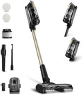 Cordless Vacuum Cleaner,65Mins Stick Vacuum Cleaners for Home,400W/190AW Powerful Suction,Anti-Tangle,LED