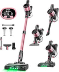 Cordless Vacuum Cleaner, 8 in 1 Powerful Suction Lightweight Vacuum Cleaner for Home, LED Display, 3 Suction Modes, 45Mins