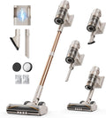 Cordless Vacuum Cleaner,80Mins/50kpa/600W Vacuum Cleaners for Home,Stick Vacuums with Self-Standing,Touch Screen,LED