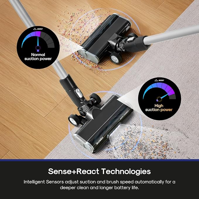 Cordless Vacuum Cleaner, Anti-Tangle Brushroll, Rechargeable Stick Vacuum, Lightweight for Carpet, Hard Floor, Pet Hair