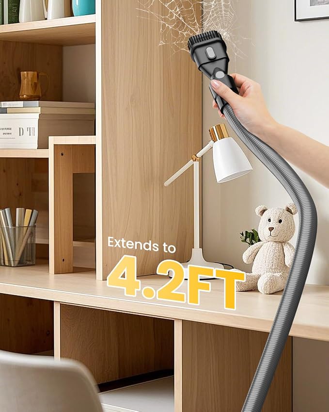 Cordless Vacuum Cleaner for 20V Battery, 7-in-1 Lightweight Stick Vacuum with HEPA Filter, 35KPA Suction, 350W