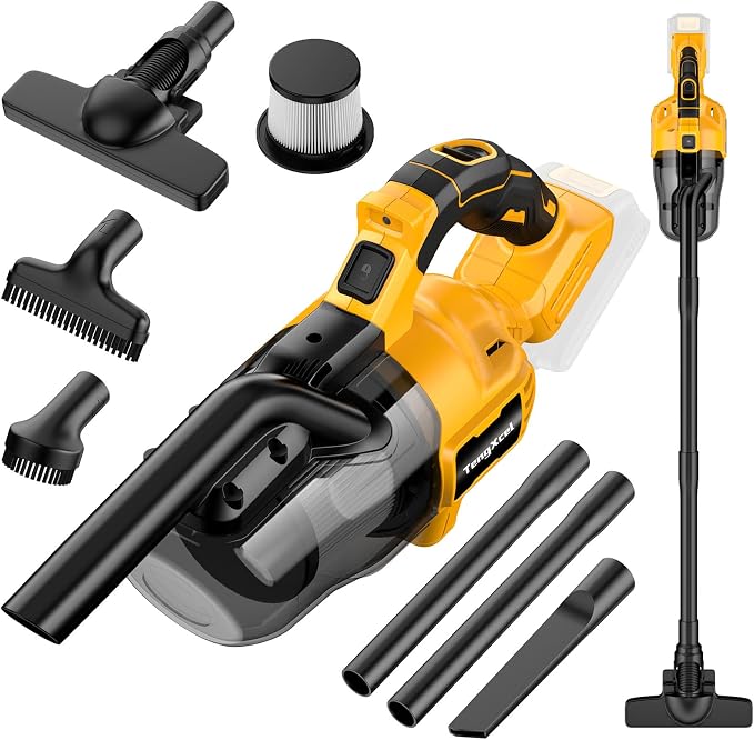 Cordless Vacuum Cleaner for 20V MAX Battery, Handheld Vacuum Cleaner for Home Car Hardwood Floor Carpet, Portable Shop