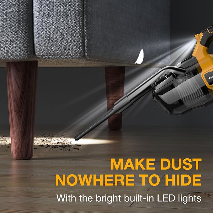 Cordless Vacuum Cleaner for 20V MAX Battery, Handheld Vacuum Cleaner for Home Car Hardwood Floor Carpet, Portable Shop