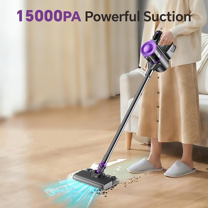 Cordless Vacuum Cleaner, Powerful Vacuum Cleaners for Home with Mopping Combo, Water Tank, Stick Vacuum Cordless