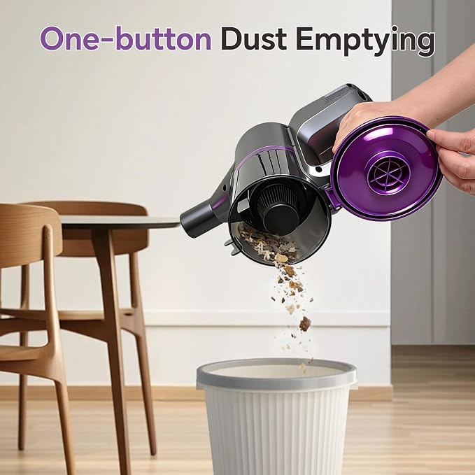 Cordless Vacuum Cleaner, Powerful Vacuum Cleaners for Home with Mopping Combo, Water Tank, Stick Vacuum Cordless