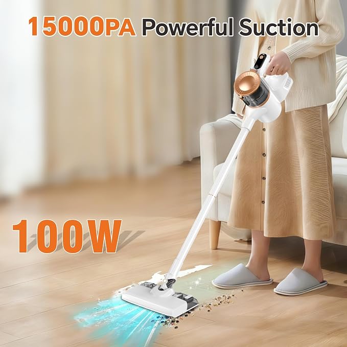 Cordless Vacuum Cleaner, Powerful Vacuum Cleaners for Home with Mopping Function, Water Tank, Stick Vacuum Cordless