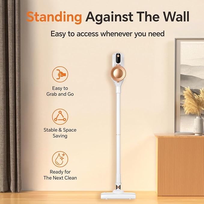 Cordless Vacuum Cleaner, Powerful Vacuum Cleaners for Home with Mopping Function, Water Tank, Stick Vacuum Cordless