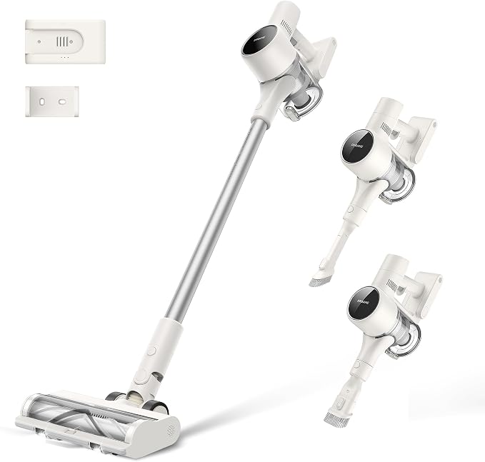 Cordless Vacuum Cleaner R10 Pure, 120AW Powerful Suction, Stick Vacuum Cleaner for Home, Anti-Tangle, LED Headlights, Up to