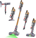 Cordless Vacuum Cleaner, Self-Standing Lightweight Stick Vacuum with 50 mins Runtime, Powerful Suction, Anti-Tangle Wireless