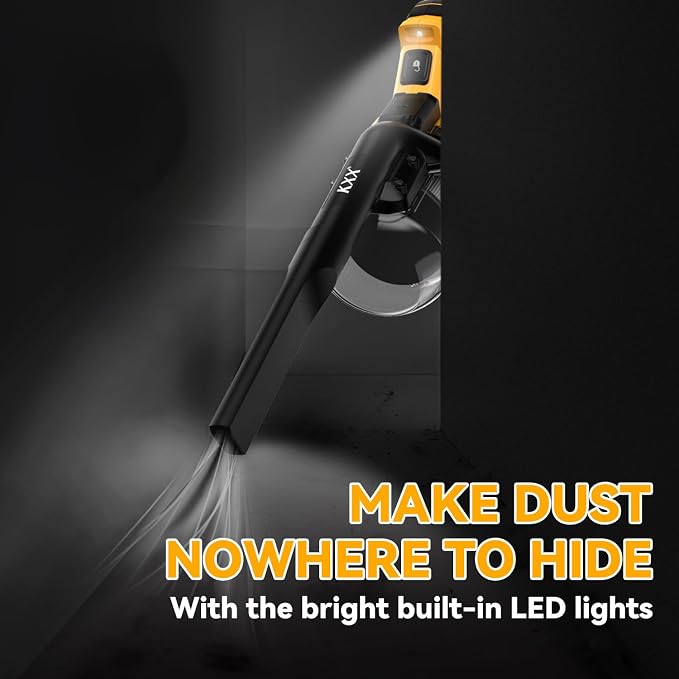Cordless Vacuum for 20V Battery, 5 in 1 Handheld Electric Vacuum Cleaner with 500W Powerful Motor, 46 CFM Portable