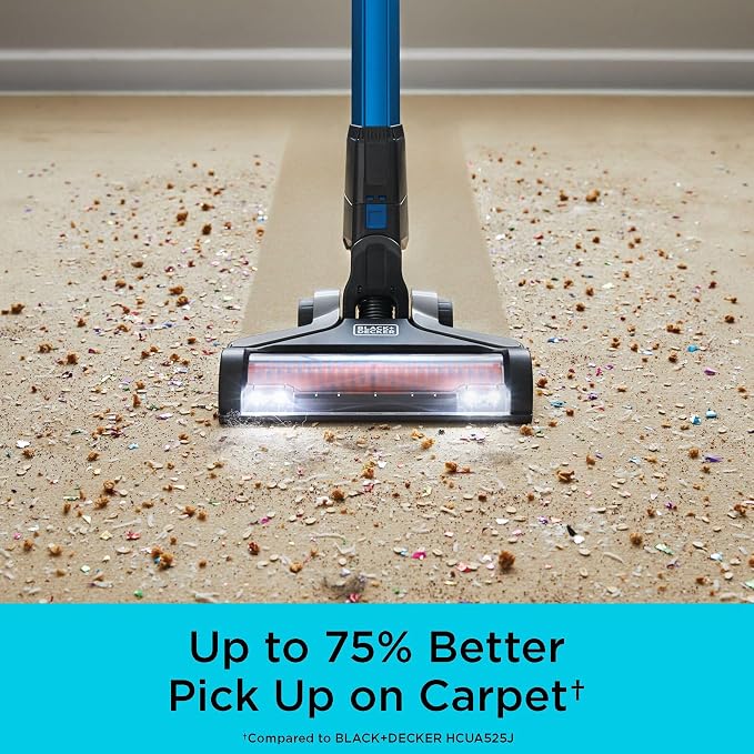 Cordless Vacuum, Powerseries Extreme, Stick Vacuum Cordless Rechargeable, Interchangeable Floorhead with Crevice Attachment
