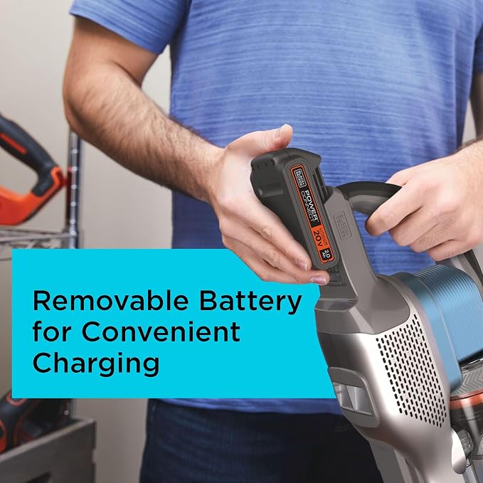 Cordless Vacuum, Powerseries Extreme, Stick Vacuum Cordless Rechargeable, Interchangeable Floorhead with Crevice Attachment