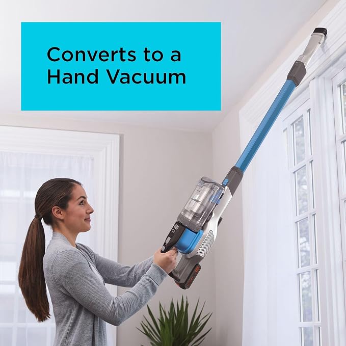 Cordless Vacuum, Powerseries Extreme, Stick Vacuum Cordless Rechargeable, Interchangeable Floorhead with Crevice Attachment