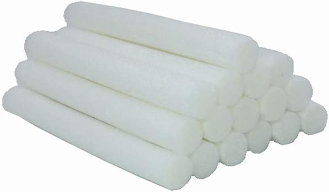 Cotton Filter Sticks 16-Pack Cotton Filter Refill Sticks Wick Replacement Sponge Filters for Portable nanum Car Humidifier