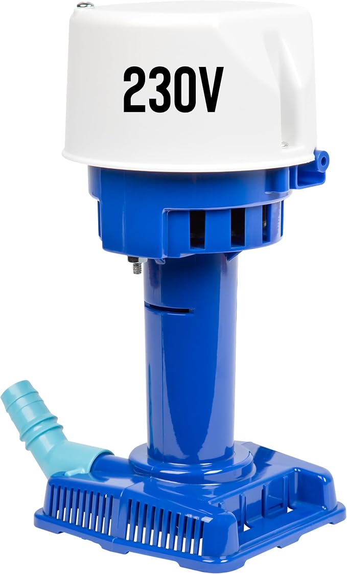 CP3-230 1/30 HP, 230 Volt, 563 GPH, Evaporative Cooler Pump with 6-Ft. Cord and 3-Prong Plug, Blue, 542015, product image