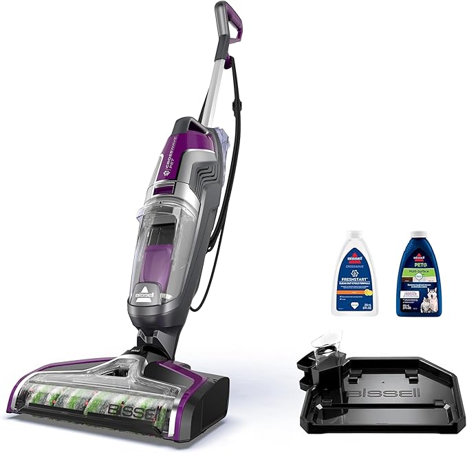 Crosswave Pet Pro All in One Wet Dry Vacuum Cleaner and Mop for Hard Floors and Area Rugs, Purple, 2306A, product image