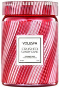 Crushed Candy Cane, Large Candle Jar, 18 oz, 100 Hour Burn Time, Coconut Wax for Clean Burning, Handcrafted in The USA