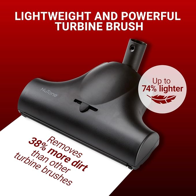 CT350B Turbine Brush Specially Designed for Carpets and Rugs - Central Vacuum Accessory - Lightweight, Powerful