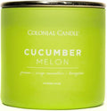 Cucumber Melon Scented Jar Candle, Pop of Color Collection, 3 Wick, Green, 14.5 oz - Up to 60 Hours Burn, product image