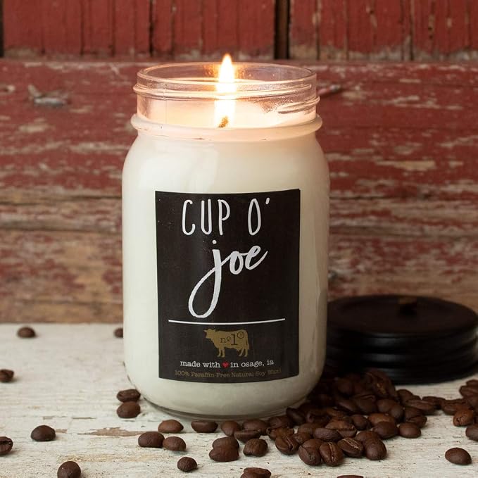 Cup O' Joe - 13oz Beeswax and Soy Candles - Farmhouse Collection - 100% Natural, alternate product view 6