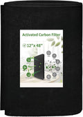 Cut to Fit Activated Carbon Air Filter 16" x 48" –Replacement Charcoal air Filters - Carbon Filter Sheet for Air Purifier