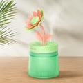 Cute Flower Mini Humidifier, 260ml Sunflower Desktop Humidifiers for Bedroom, Portable Small Cool Mist Humidification for